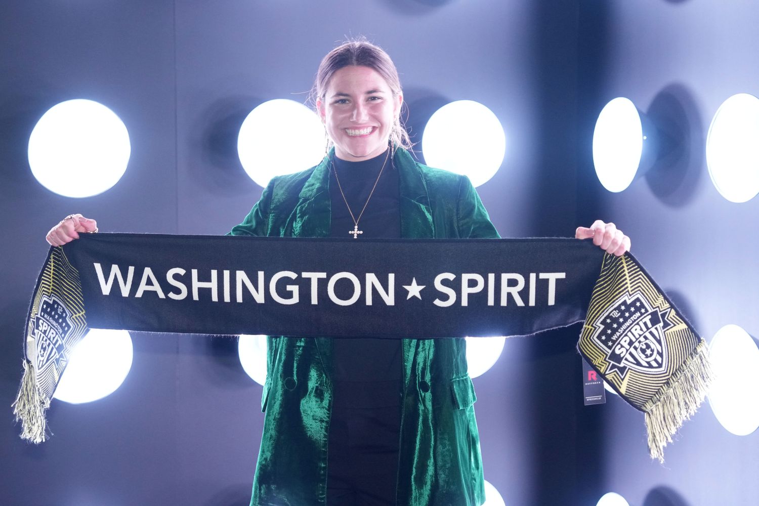 Penn State's Kate Wiesner was selected by the Washington Spirit in the first round of the 2024 NWSL Draft.